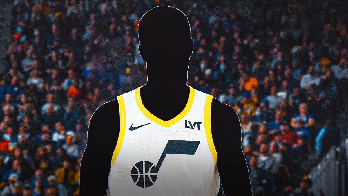 A shadowy player in a Utah Jazz jersey, roster move NBA Summer League