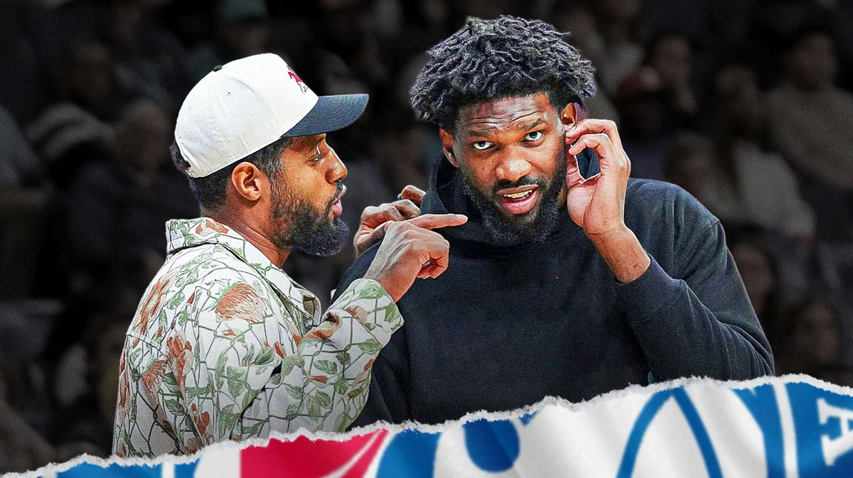 76ers' Paul George and Joel Embiid