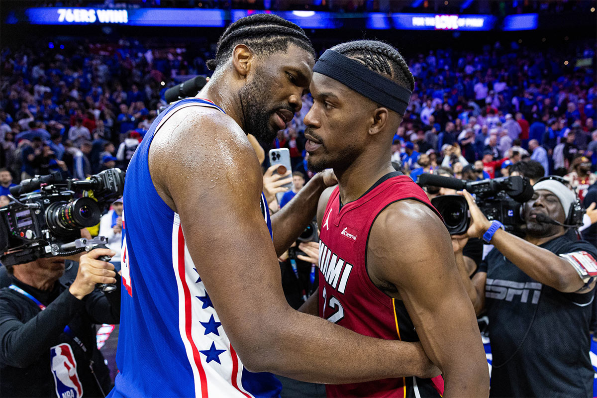 76ers' Joel Embiid pines for Jimmy Butler with 'best player in league' quip