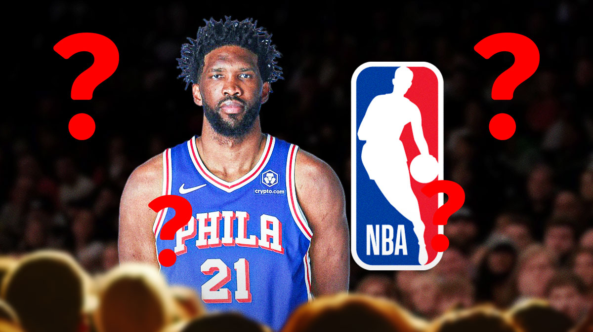 76es' Joel Embiid with question marks