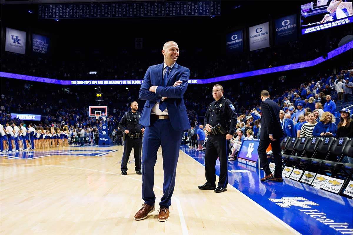 Kentucky head coach Mark Pope remains selfless after upset win vs Duke