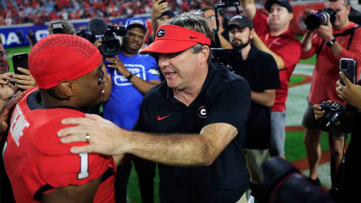 Kirby Smart congrats Trevor Etienne