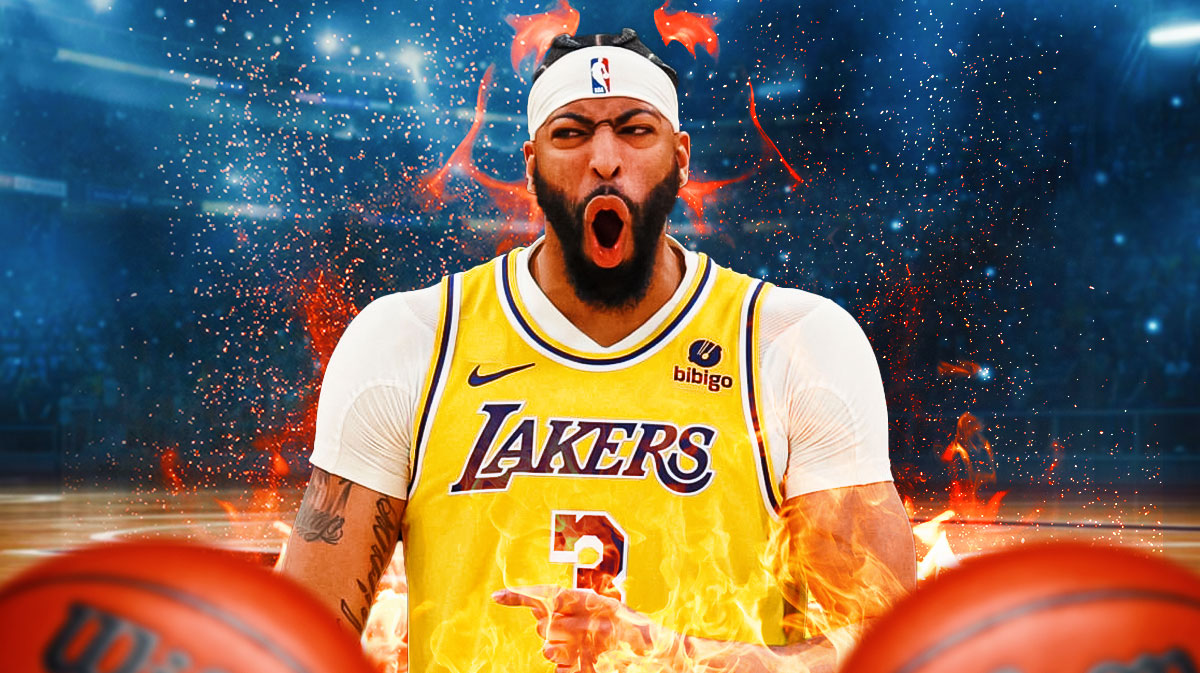 Los Angeles Lakers big man Anthony Davis is on fire