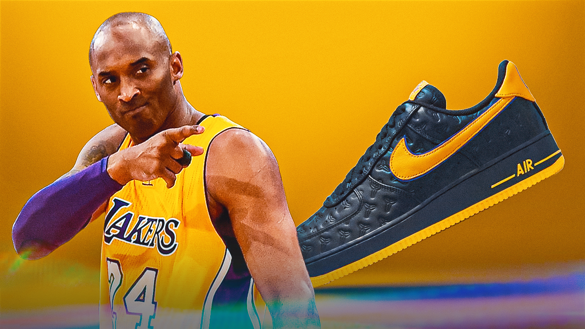 Kobe Bryant Nike Air Force 1, Nike Kobe, Lakers Away