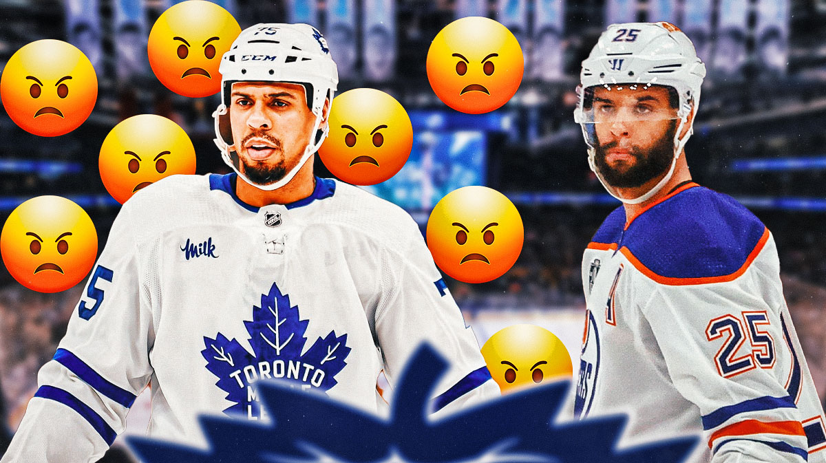 Maple Leafs' Ryan Reaves gets major backlash after violent hit on Oilers' Darnell Nurse