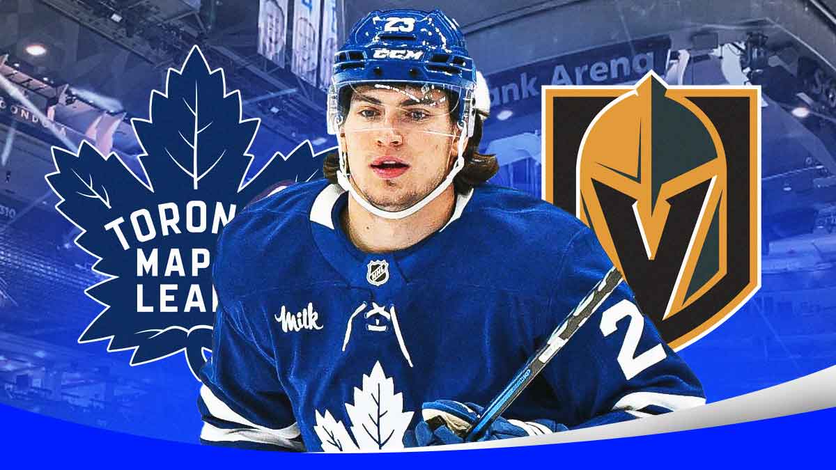 Maple Leafs star Matthew Knies will not return against the Golden Knights.