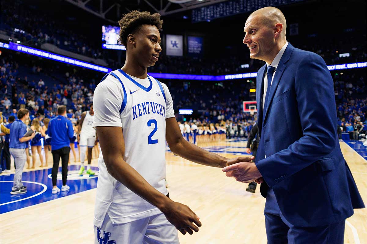 Mark Pope secured his first top-10 win as Kentucky head coach vs Duke