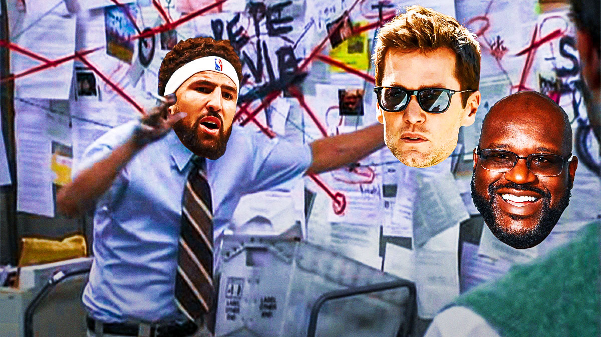 Klay Thompson (Mavericks) as the explaining guy meme.