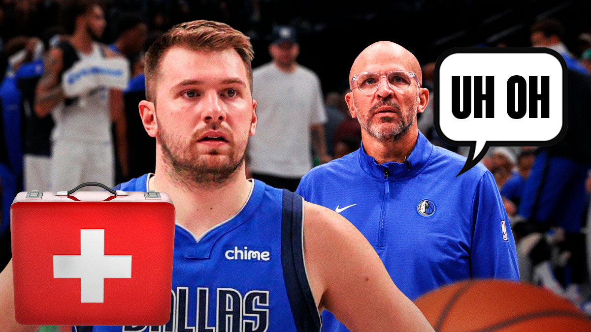 Mavericks' Luka Doncic with Jason Kidd: "Uh Oh"