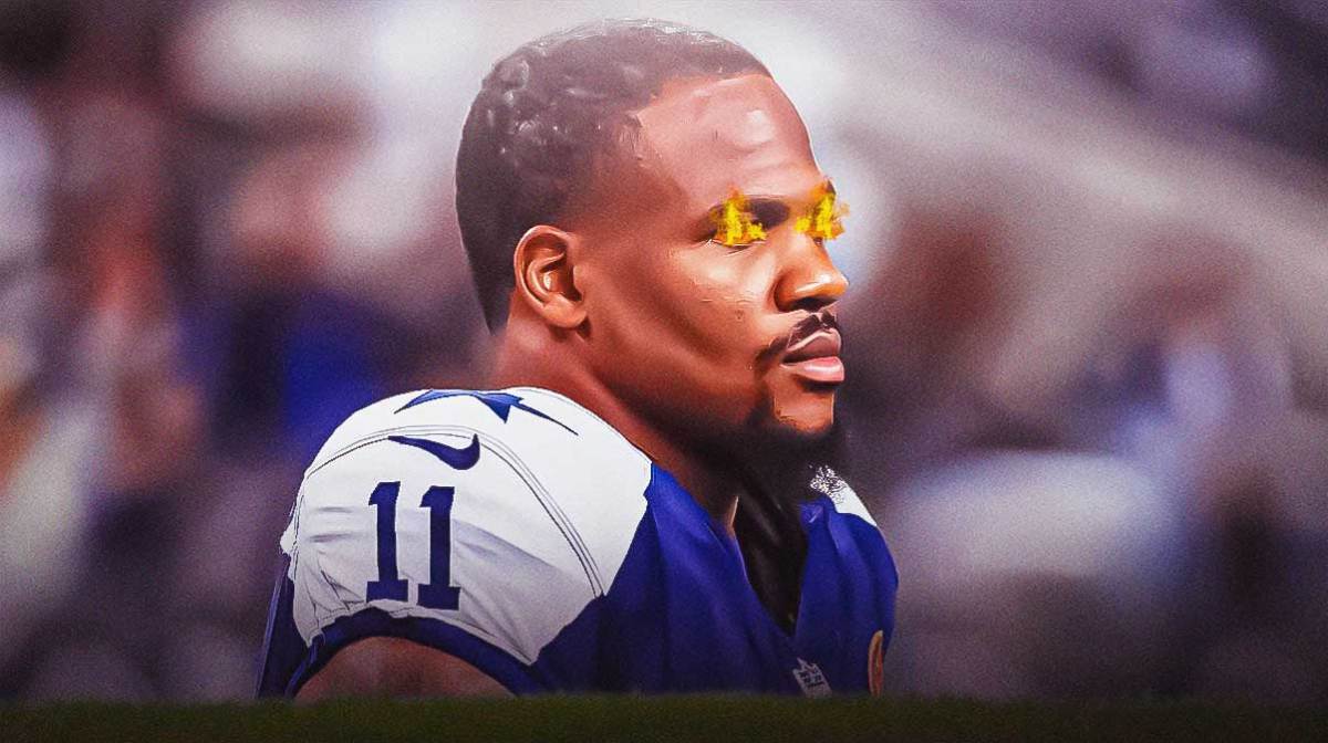 Cowboys Micah Parsons with fire in his eyes.