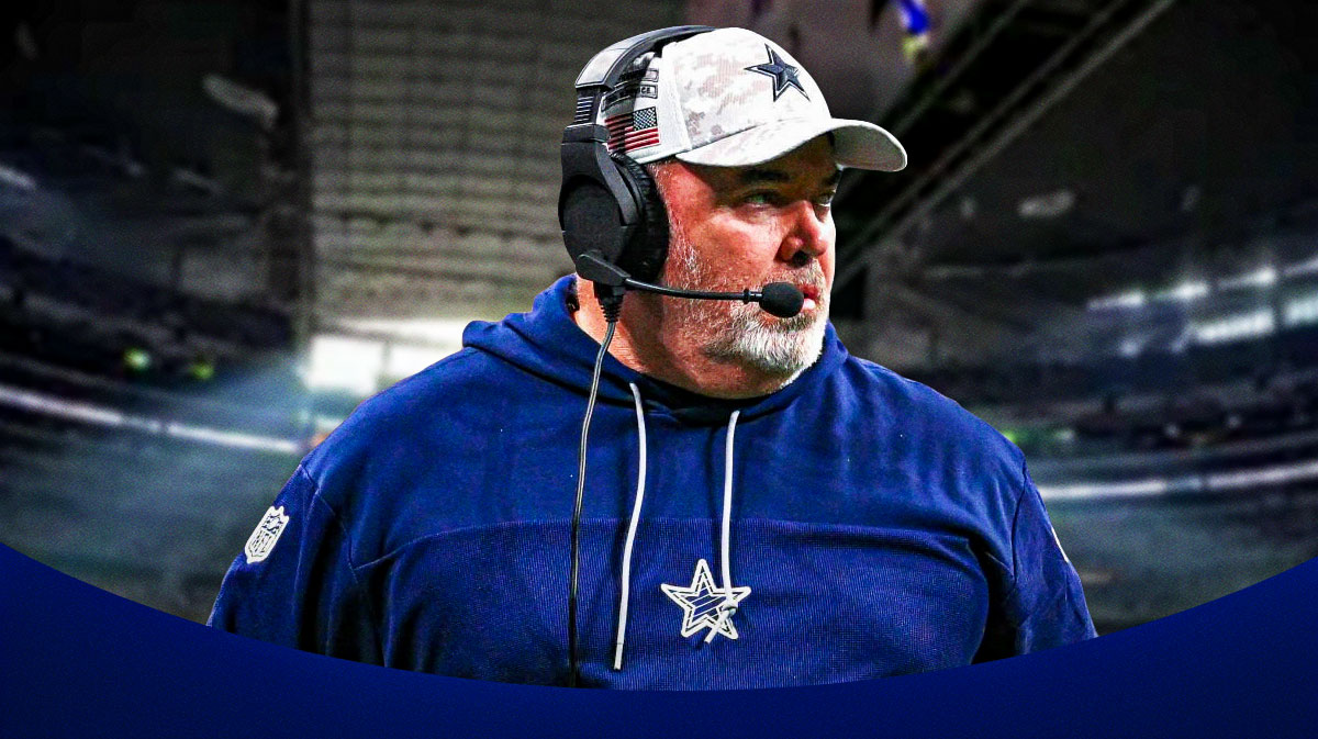 Mike McCarthy in Cowboys coaching gear.