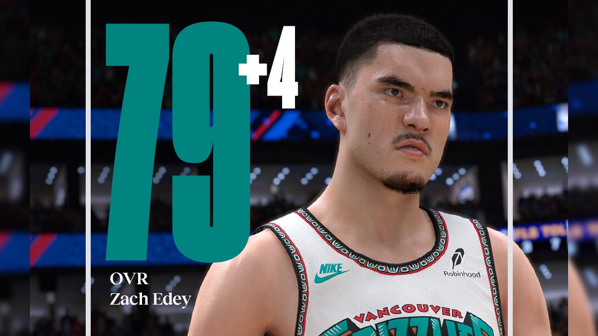 Zach Edey rises to 79 overall