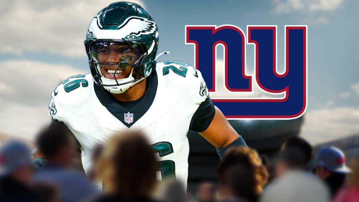 Saquon Barkley is all smiles for the Eagles, while his former team the Giants are in turmoil.