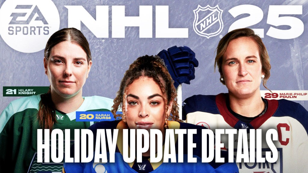 NHL 25 Holiday Update To Add All PWHL Teams & More