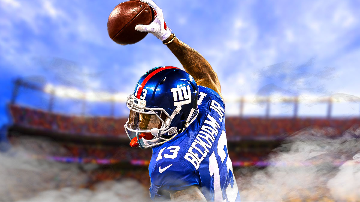 Odell Beckham Jr. makes one-handed catch for Giants