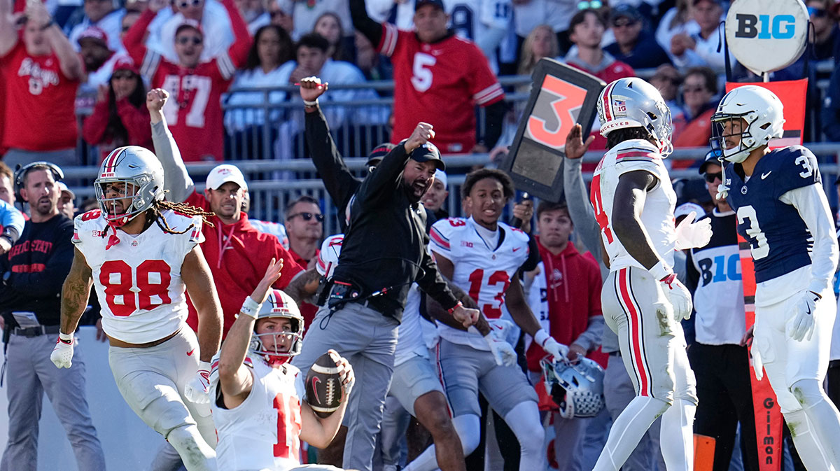 Ohio State coach Ryan Day's immediate reaction to Penn State win shows