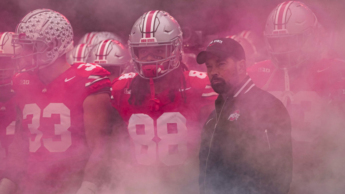 Ohio State football's Ryan Day explains the Buckeyes' late touchdown vs