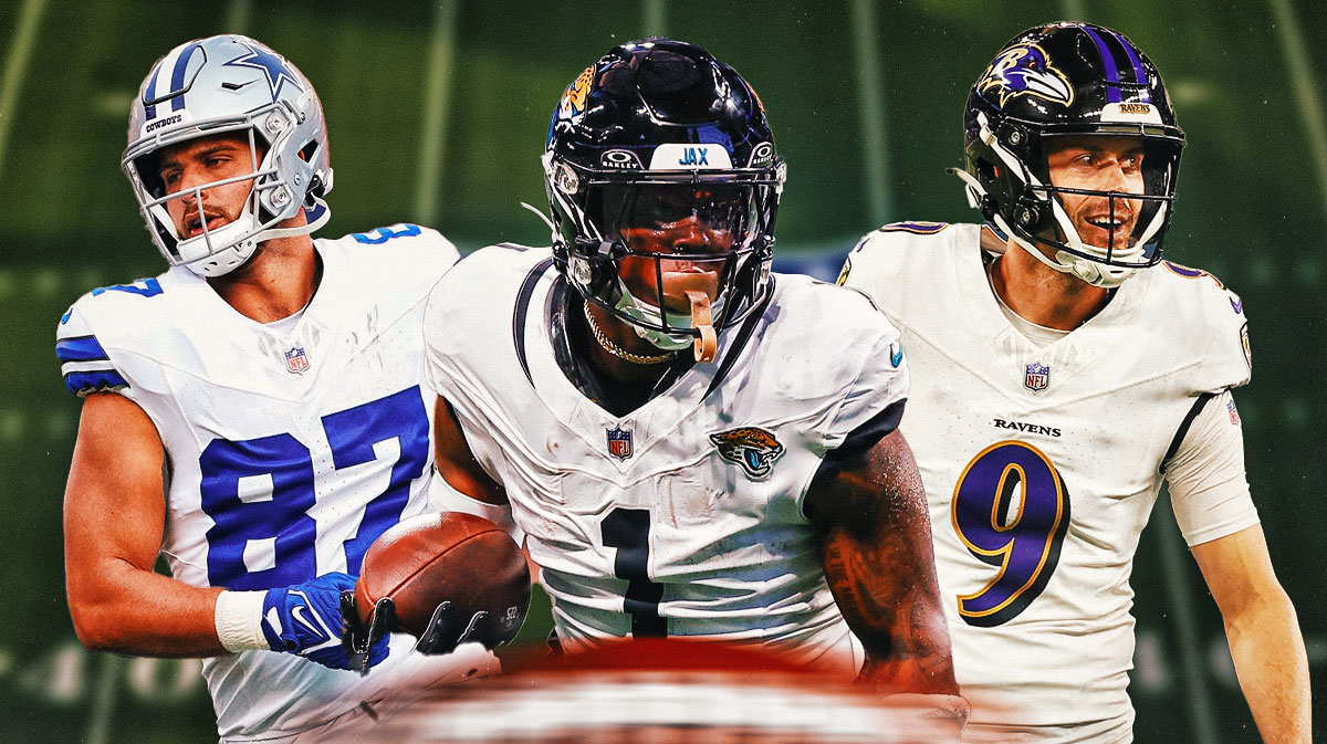 Jaguars Travis Etienne, Cowboys Jake Ferguson and Ravens Justin Tucker