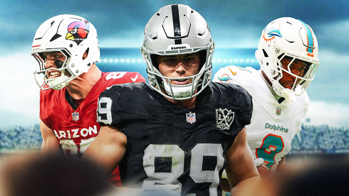 Brock Bowers, Jonnu Smith, Trey McBride fantasy football