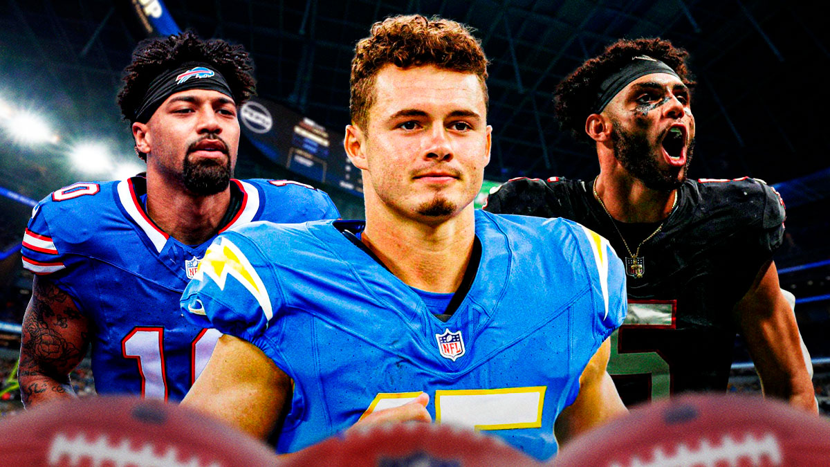 Ladd McConkey, Khalil Shakir, Drake London fantasy football
