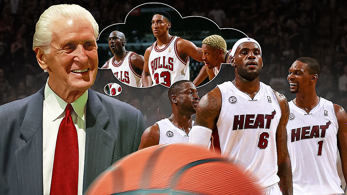 Pat Riley gets real on LeBron James, Dwyane Wade, Chris Bosh breaking up