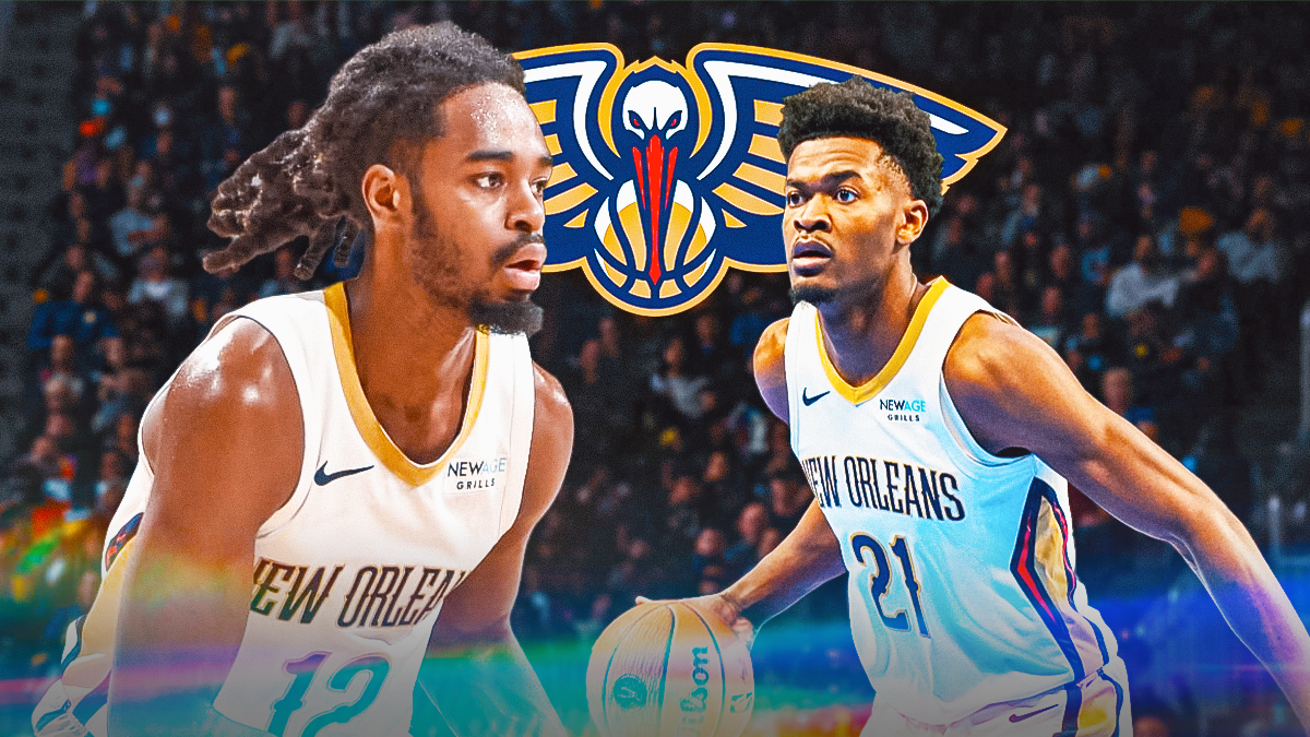 Yves Missi, Antonio Reeves, Pelicans logo