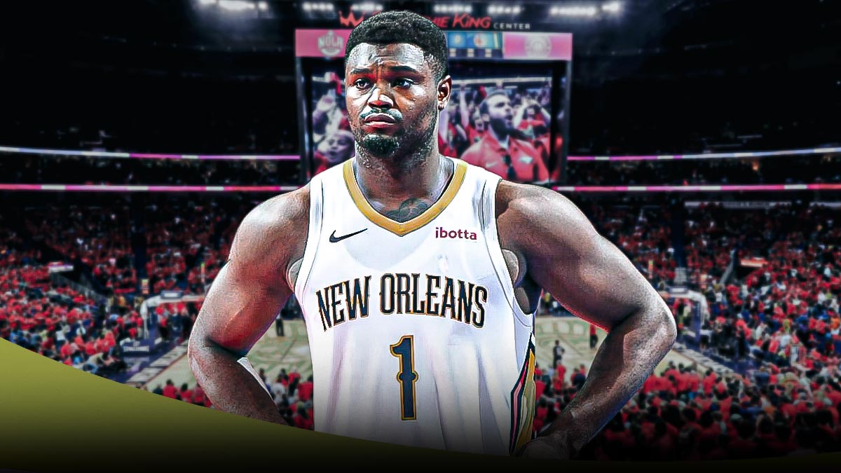 Pelicans' Zion Williamson with stoic expression