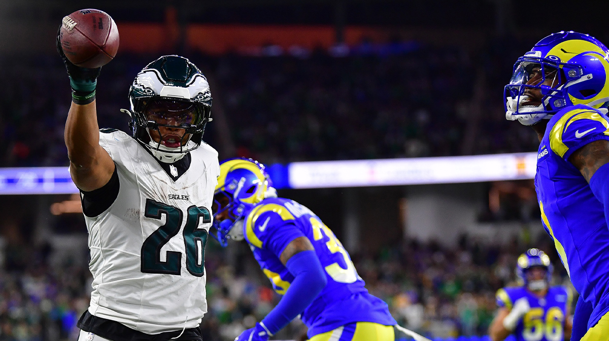 Philadelphia Eagles running back Saquon Barkley