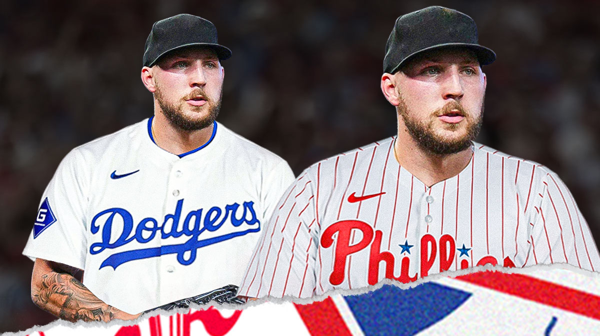 White Sox's Garrett Crochet in Dodgers and Phillies uniforms