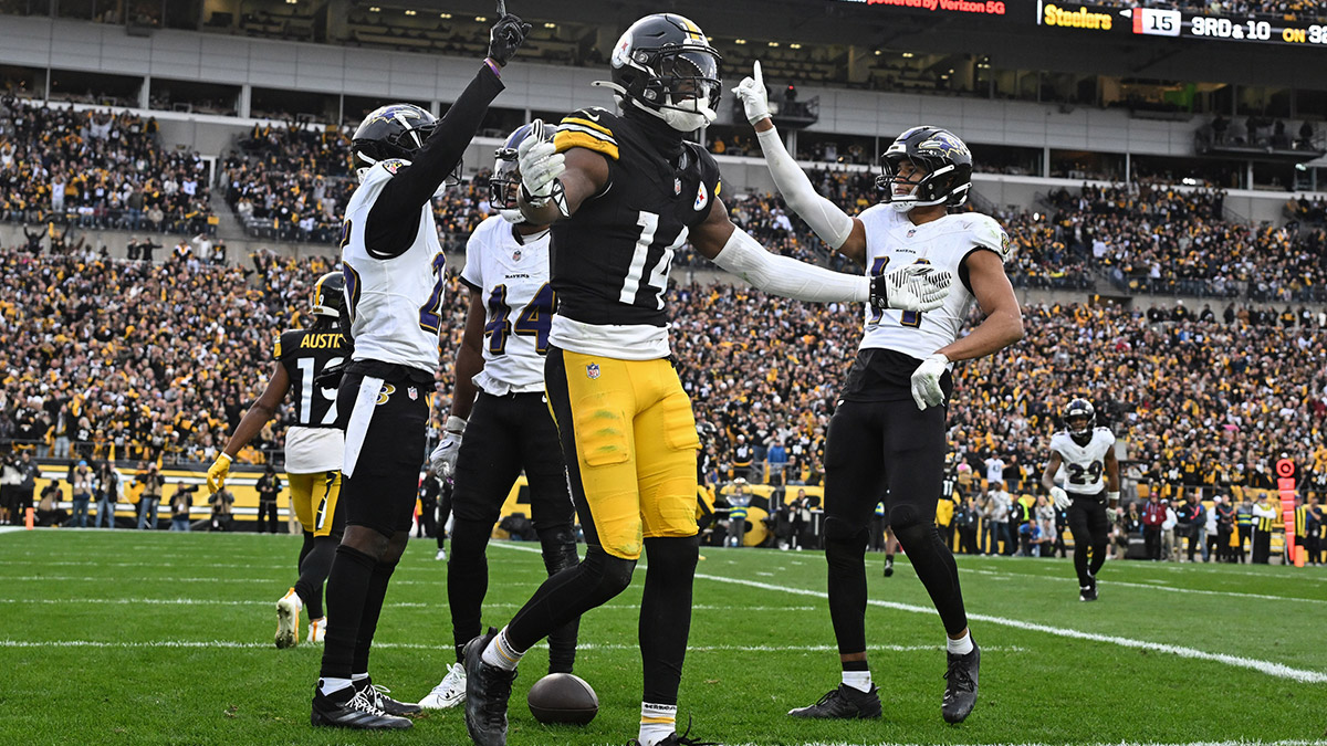 Steelers' George Pickens reacts to Justin Fields' usage in chippy win over Ravens