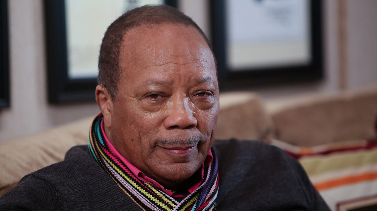 Quincy Jones photographed in 2013.