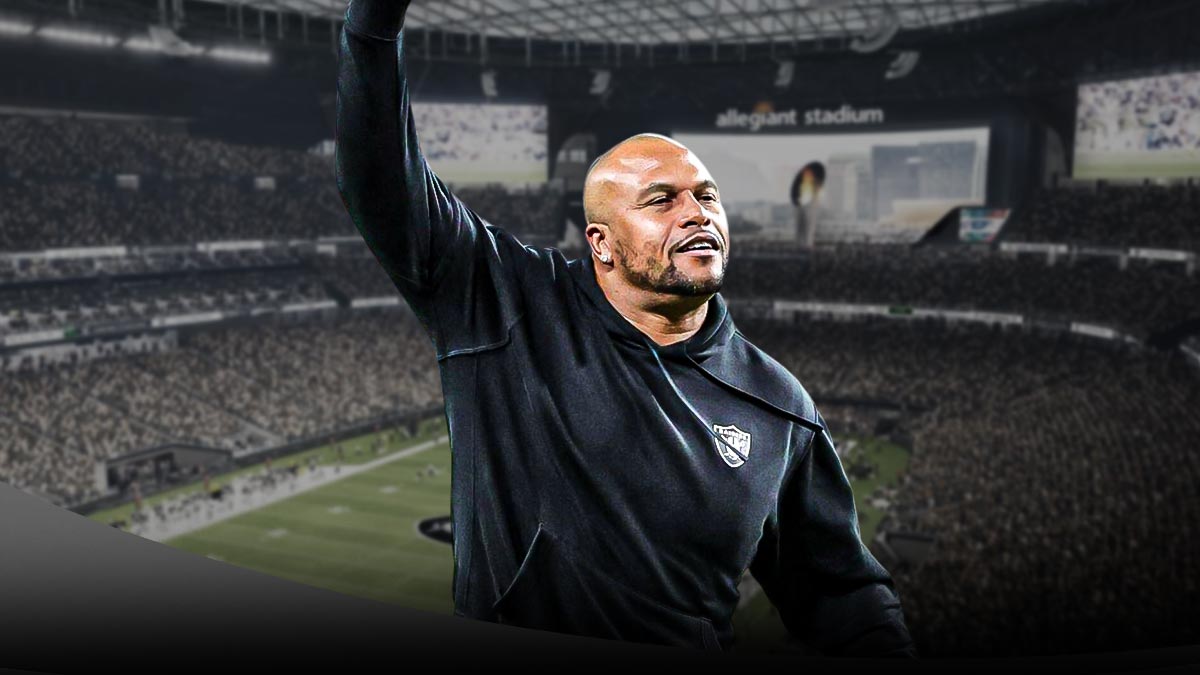 Raiders' Antonio Pierce smiling