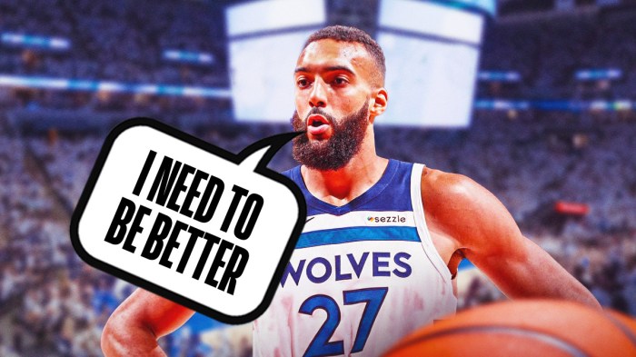 Rudy Gobert down on himself saying "I need to be better"