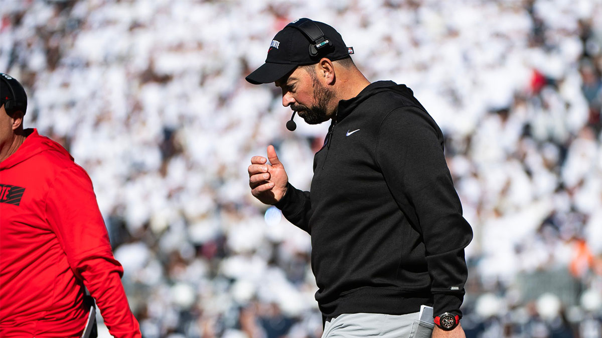Ohio State head coach Ryan Day in the first half of an NCAA football game against Penn State