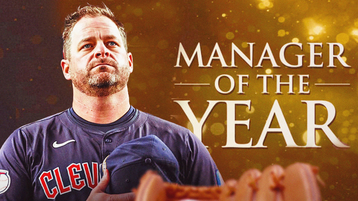 Guardians manager Stephen Vogt as AL Manager of the Year