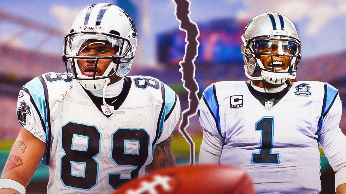 Carolina Panthers franchise greats Cam Newton and Steve Smith