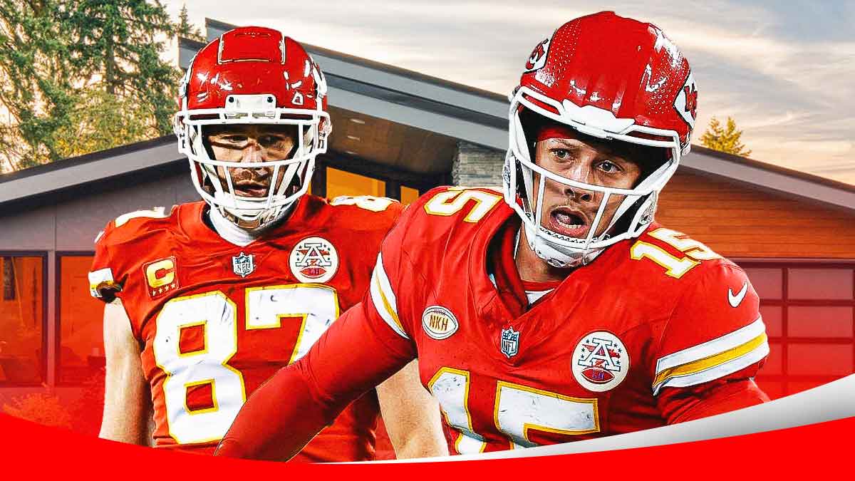 Travis Kelce and Patrick Mahomes