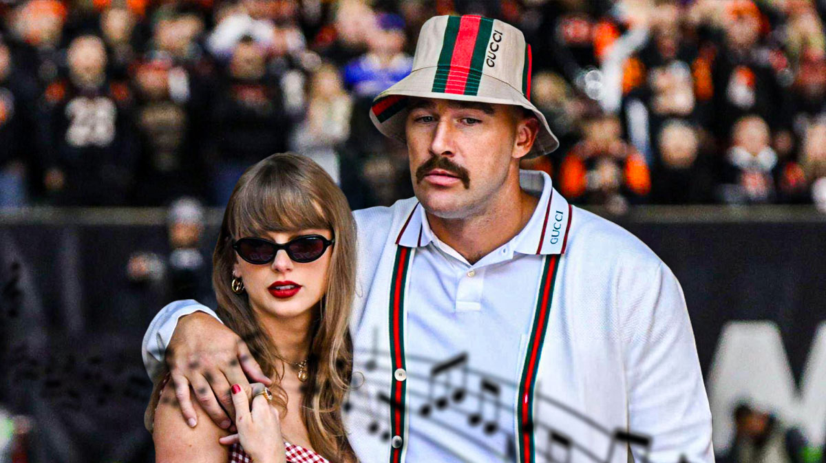 Taylor Swift and Travis Kelce.