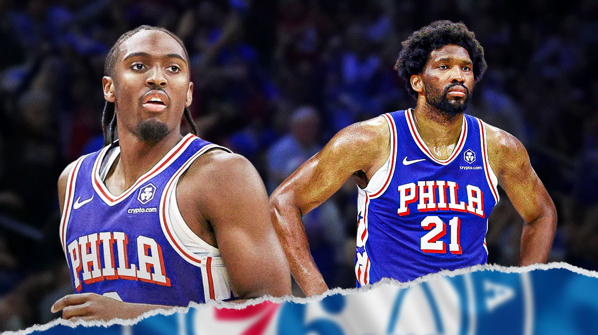 76ers' Tyrese Maxey and Joel Embiid