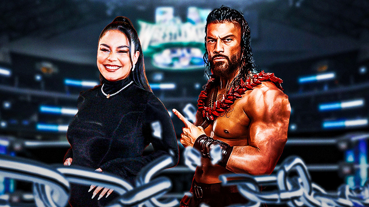 WWE fan Vanessa Hudgens and Roman Reigns.