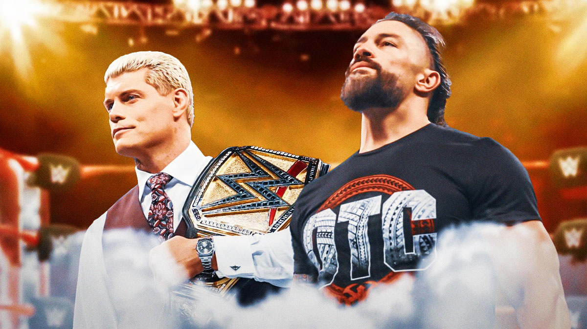 WWE stars Cody Rhodes and Roman Reigns.