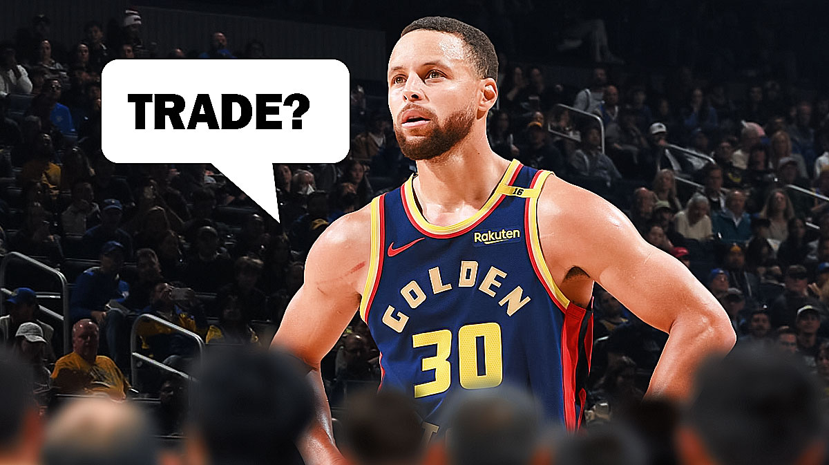 Warriors Stephen Curry saying the following: TRADE?