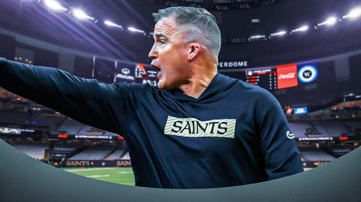 Saints HC Darren Rizzi looking high and mighty
