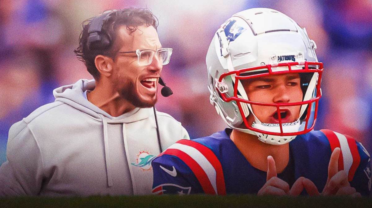 Patriots' Drake Maye and Dolphins' Mike McDaniel