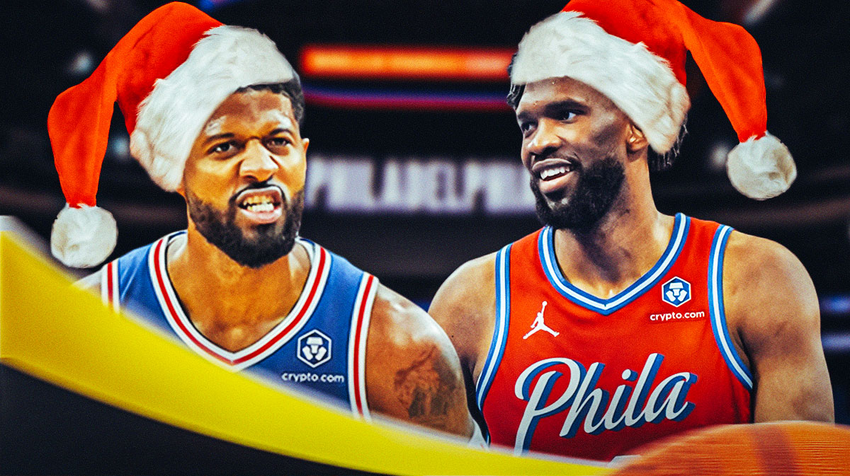76ers, Joel Embiid, Paul George, Jared Mccain, NBA christmas