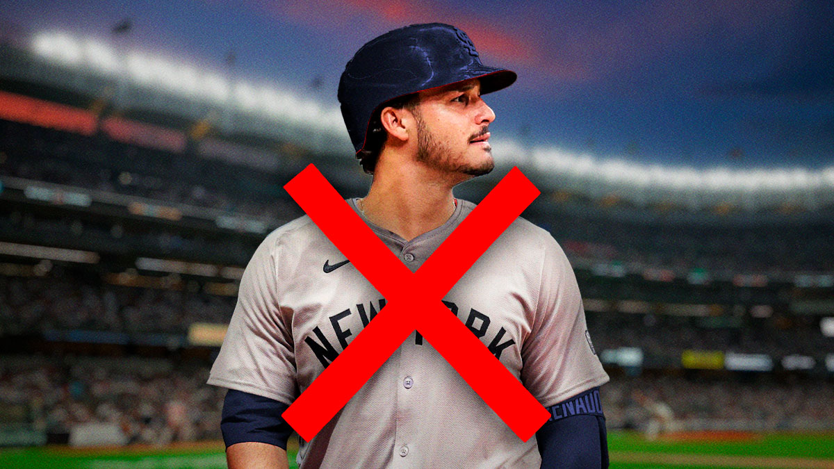 Nolan Arenado in a Yankees jersey