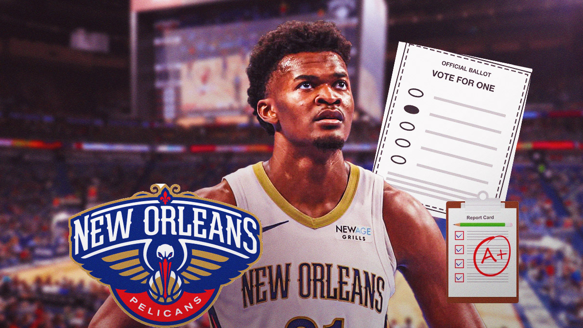 Yves Missi, Pelicans logo, A+ Progress Report, All-Rookie Ballot