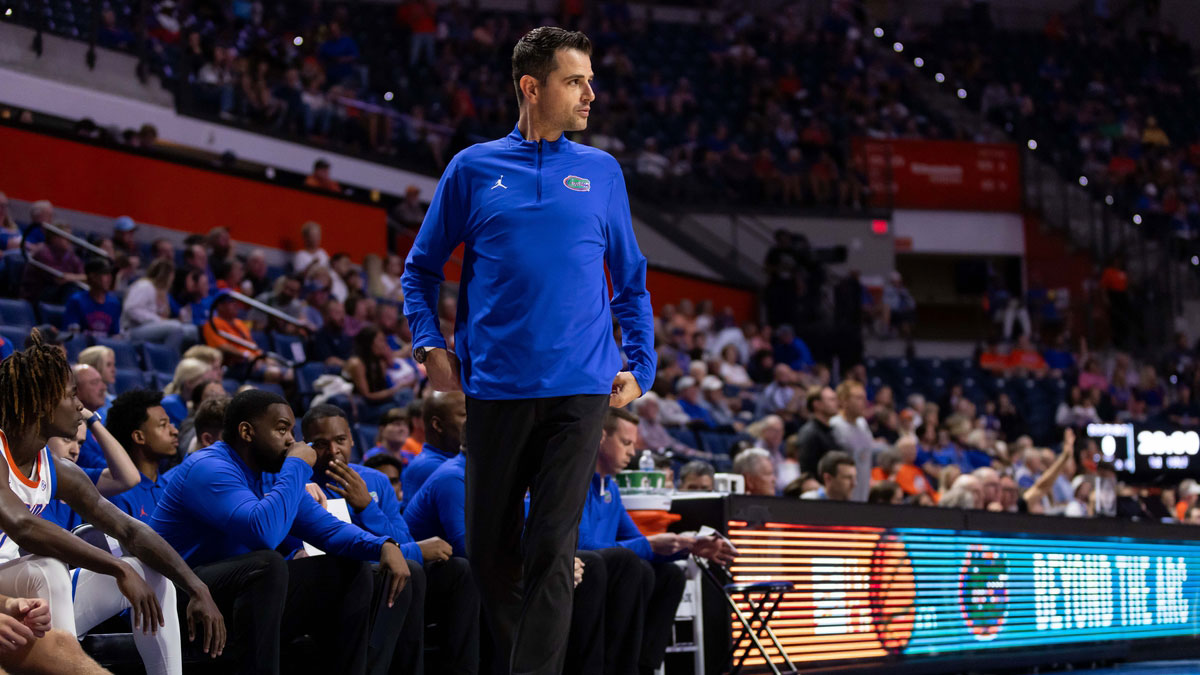 Florida basketball coach Todd Golden.