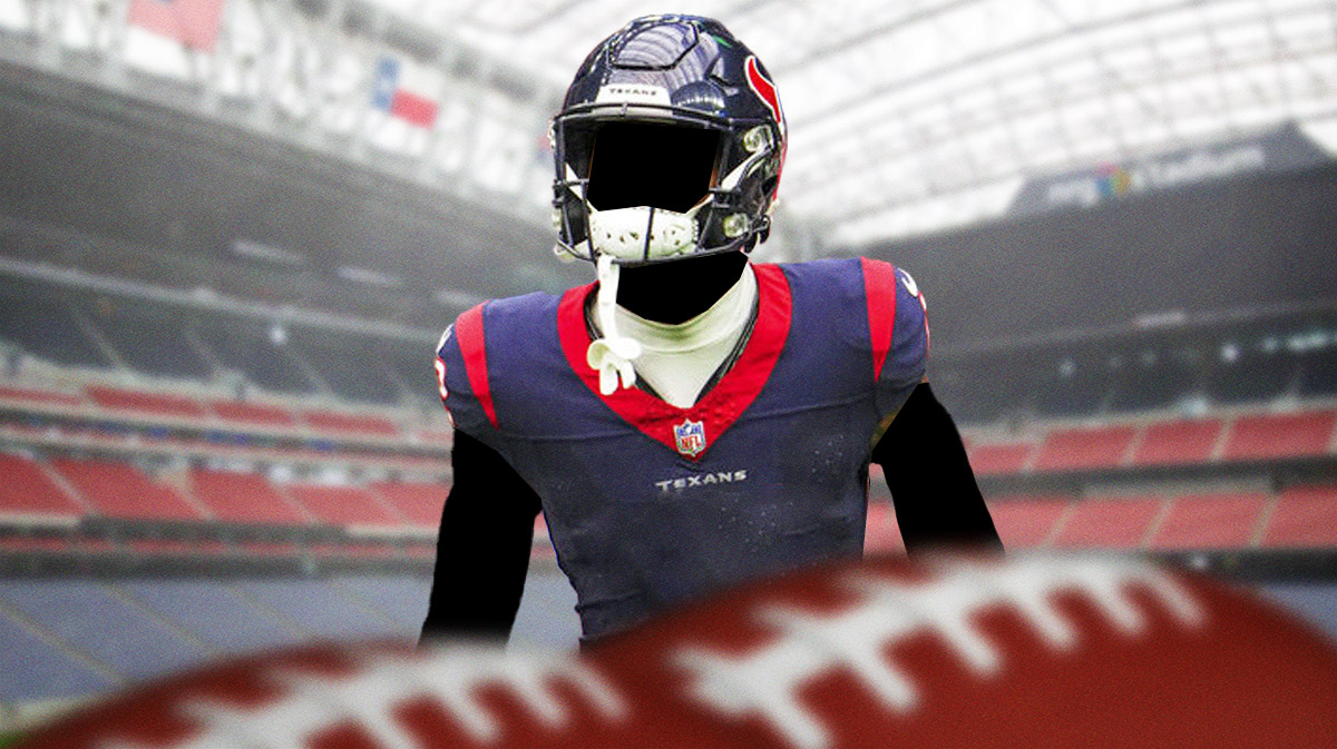 A mystery player with a Texans jersey and a first aid kit.