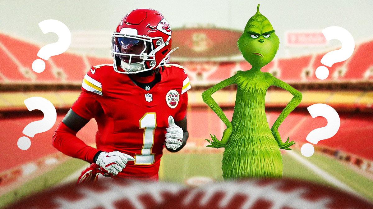 Xavier Worthy, Chiefs, Steeler, Grinch, Chiefs Christmas